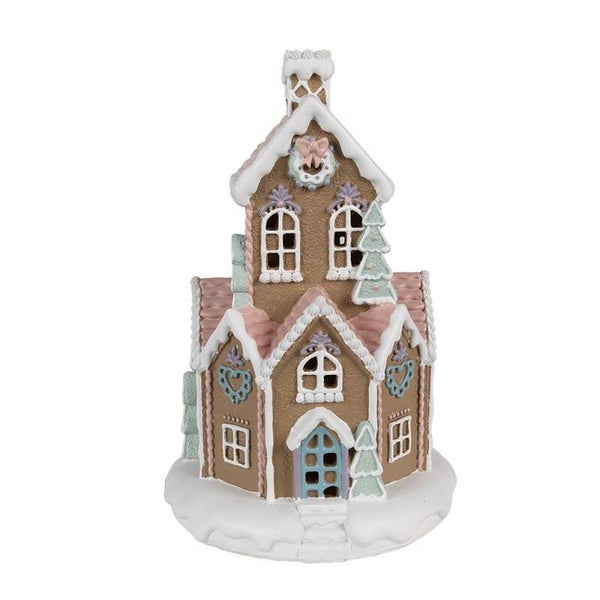 Maison pain d'épices pastel