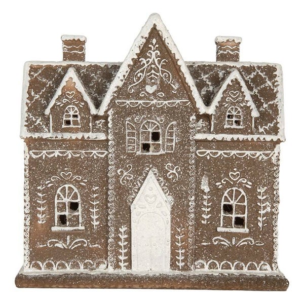 Maison rectangulaire pain d'épices foncé