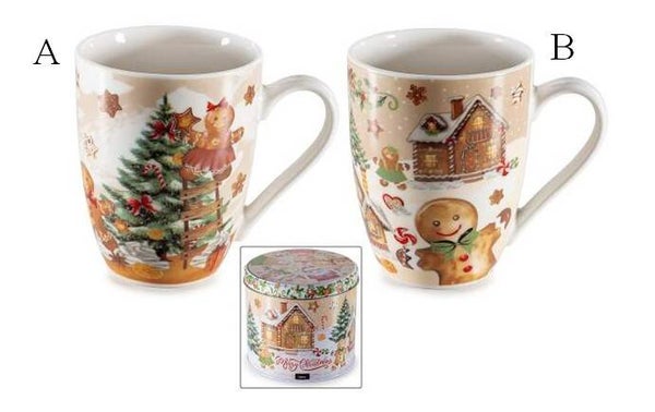 Mug avec boîte en métal