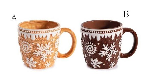 Mug pain d'épices flocons