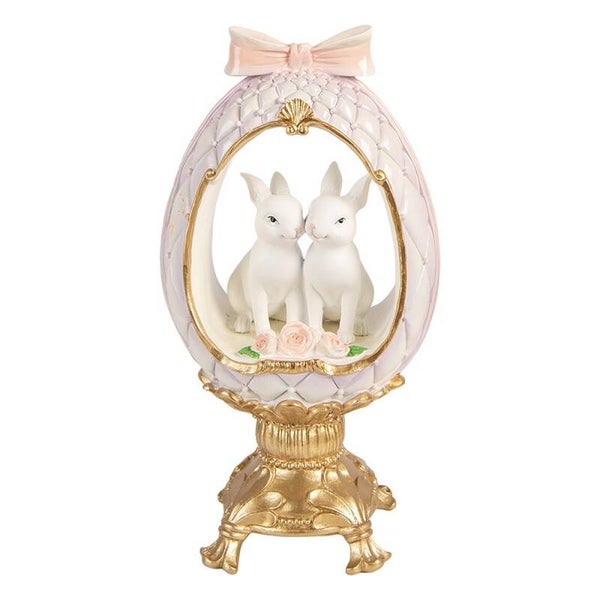 Oeuf rose effet matelassé