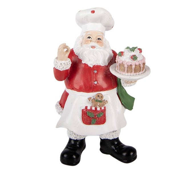 Père-Noël avec gâteau