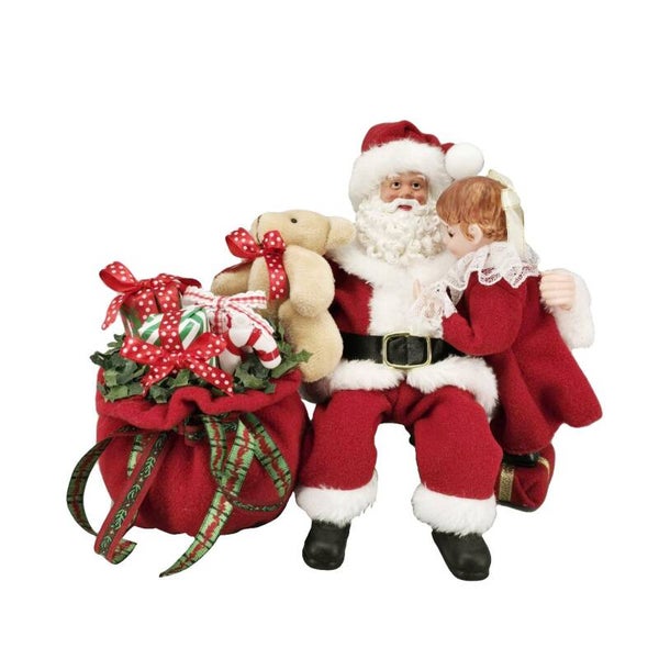 Père-Noël et enfant