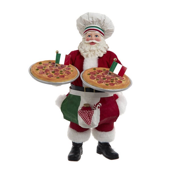 Père Noël pizzaiolo