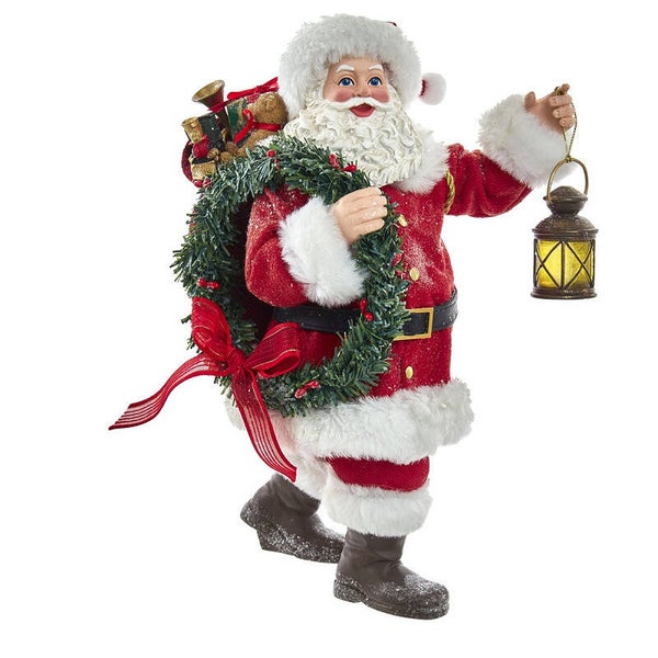 Père Noël avec lanterne