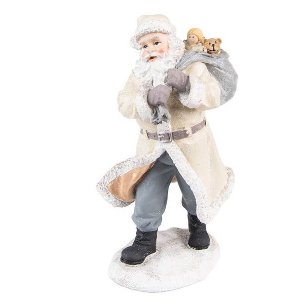 Père-Noël manteau blanc crème