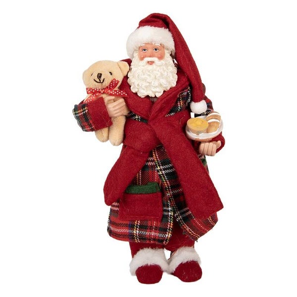 Père-Noël avec ours et pâtisseries