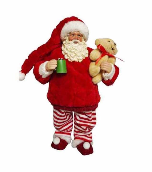 Père-Noël pyjama et ourson