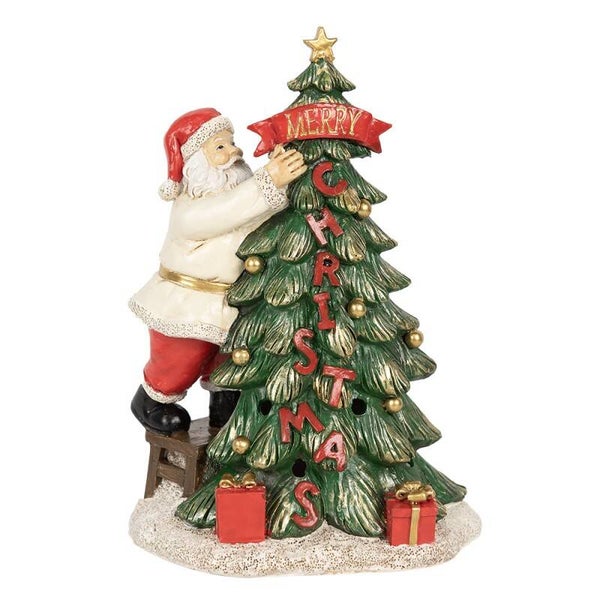 Père-Noël avec sapin Led