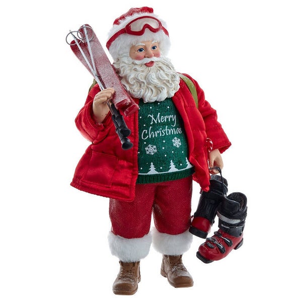 Père Noël skieur