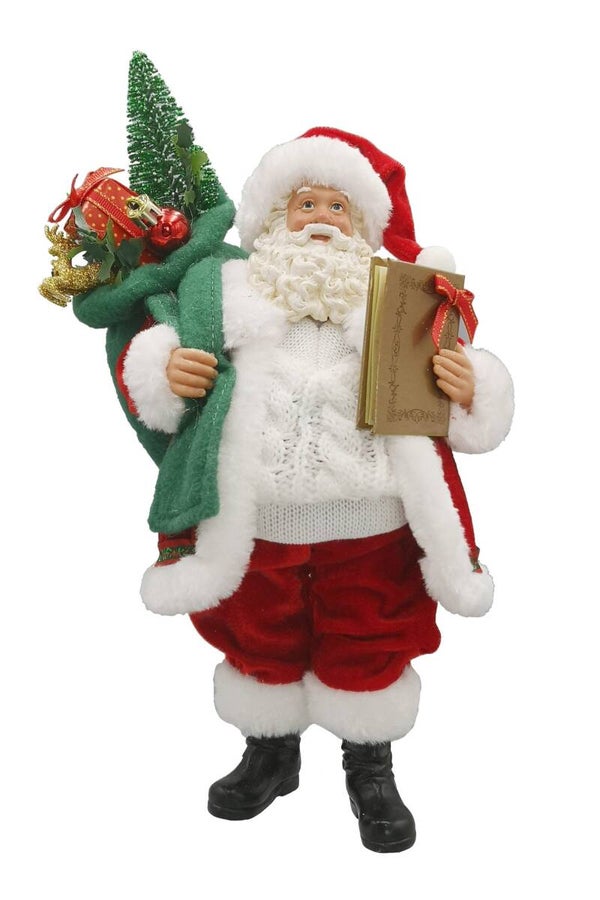 Père-Noël avec livre