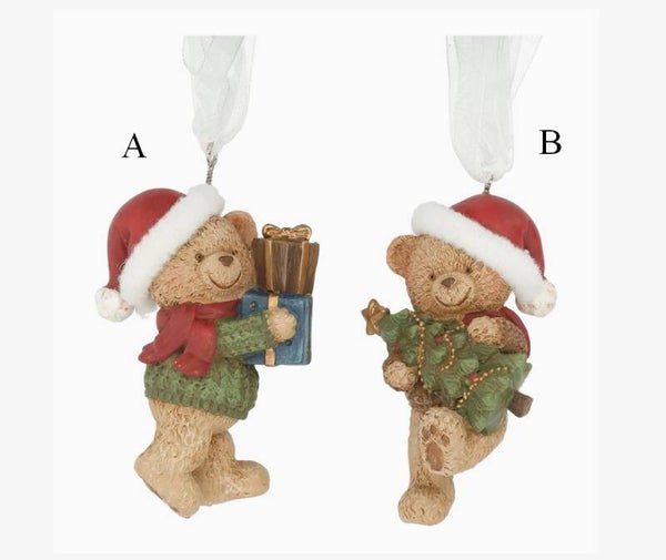 Suspensoins ours noël