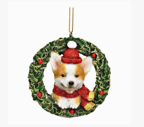 Suspension chien Corgi