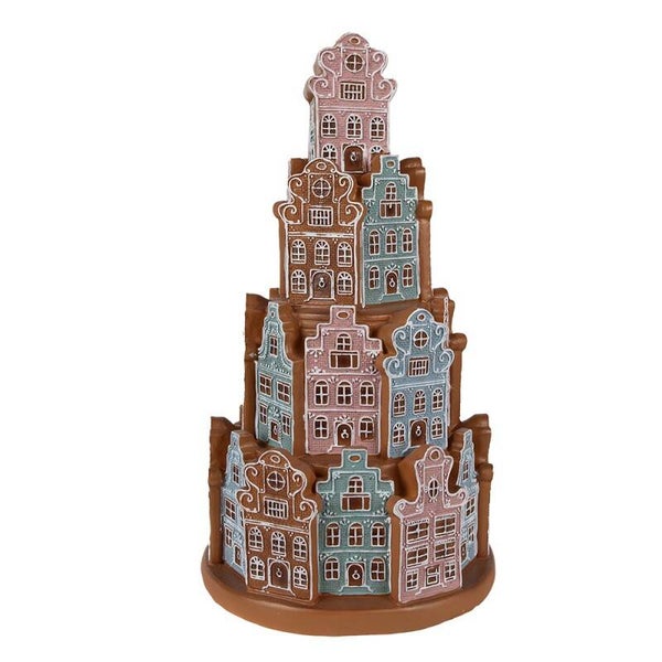 Village pain d'épices pastel