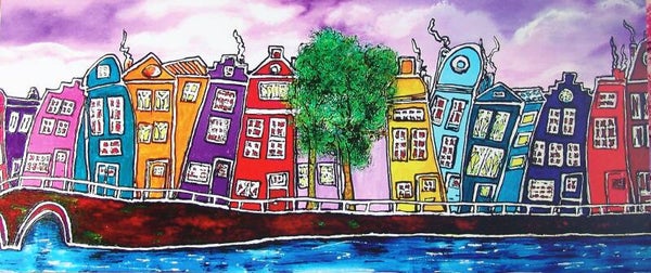 Amsterdam canalhouses small