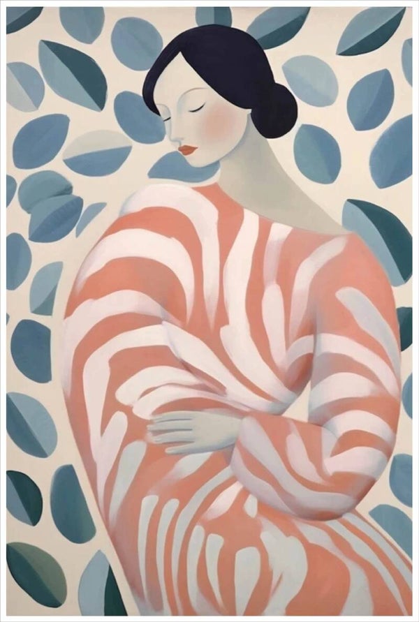 Abstract woman - decopanel (01A)