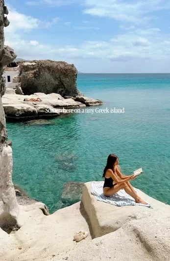 A tiny island in Greece