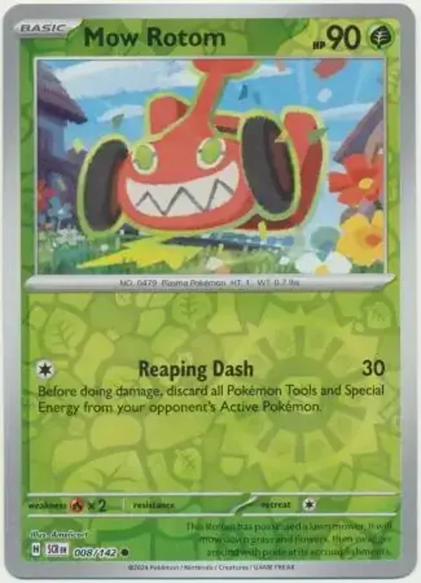 SCR 008/142 Mow Rotom Reverse