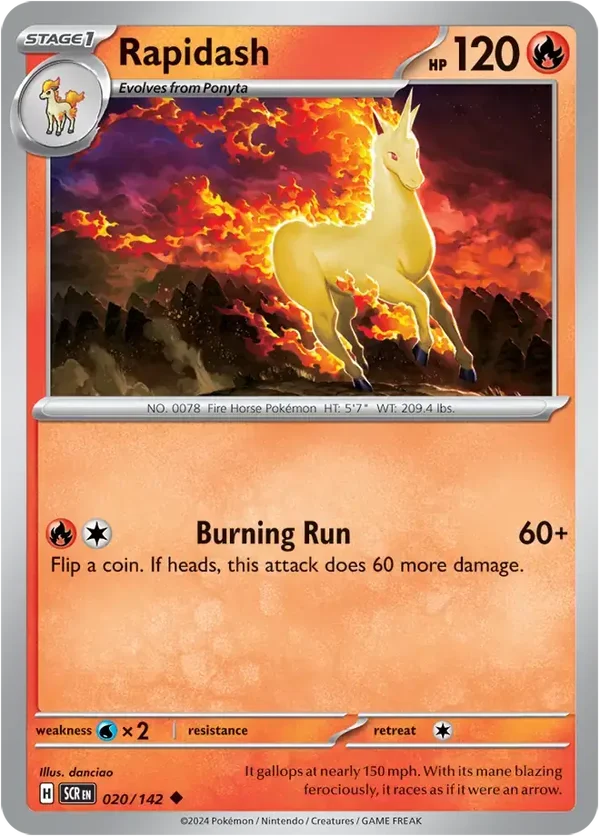 SCR 020/142 Rapidash