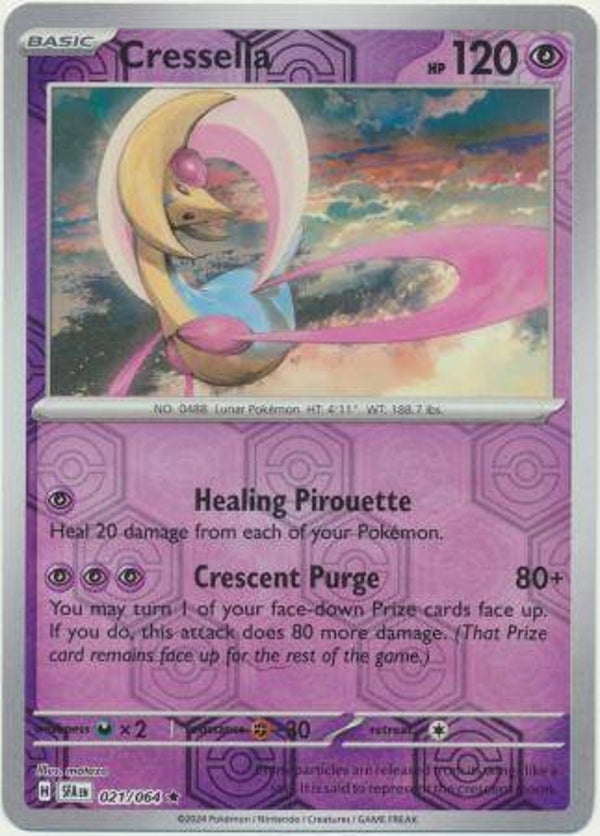 SFA 021/064 Cresselia Holo Reverse