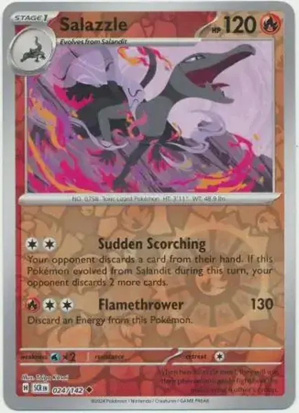 SCR 024/142 Salazzle Reverse