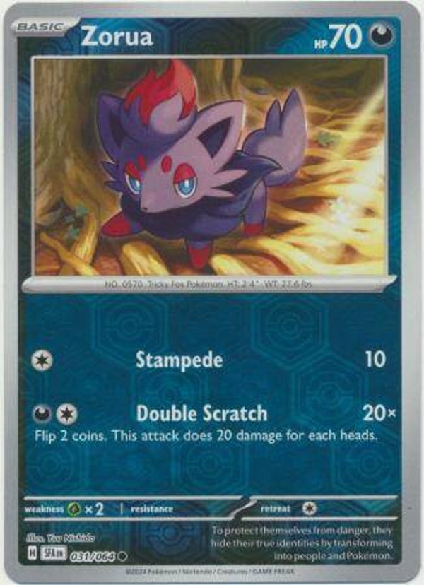 SFA 031/064 Zorua Reverse