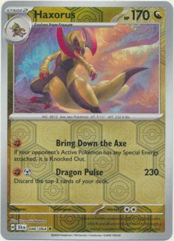 SFA 046/064 Haxorus Holo Reverse