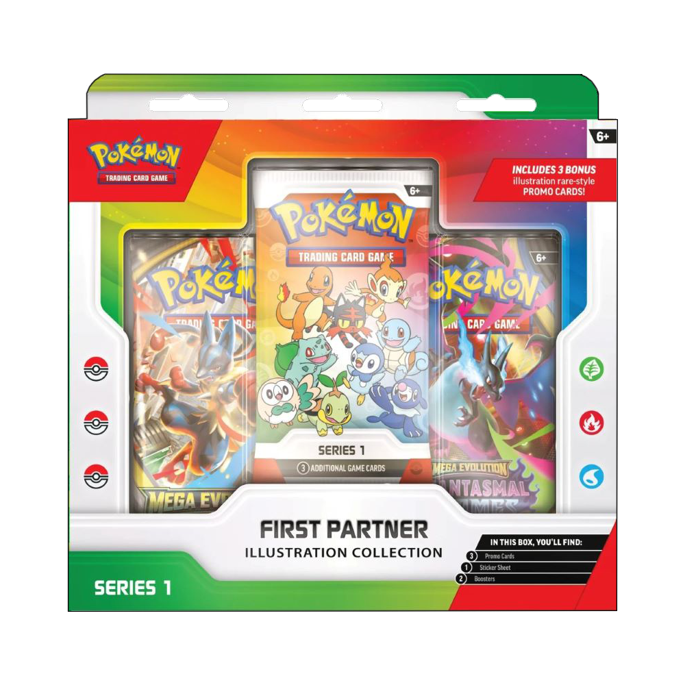 Pokémon First Partner Illustration Collection Series 1