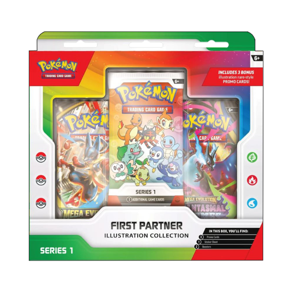 Pokémon First Partner Illustration Collection Series 1