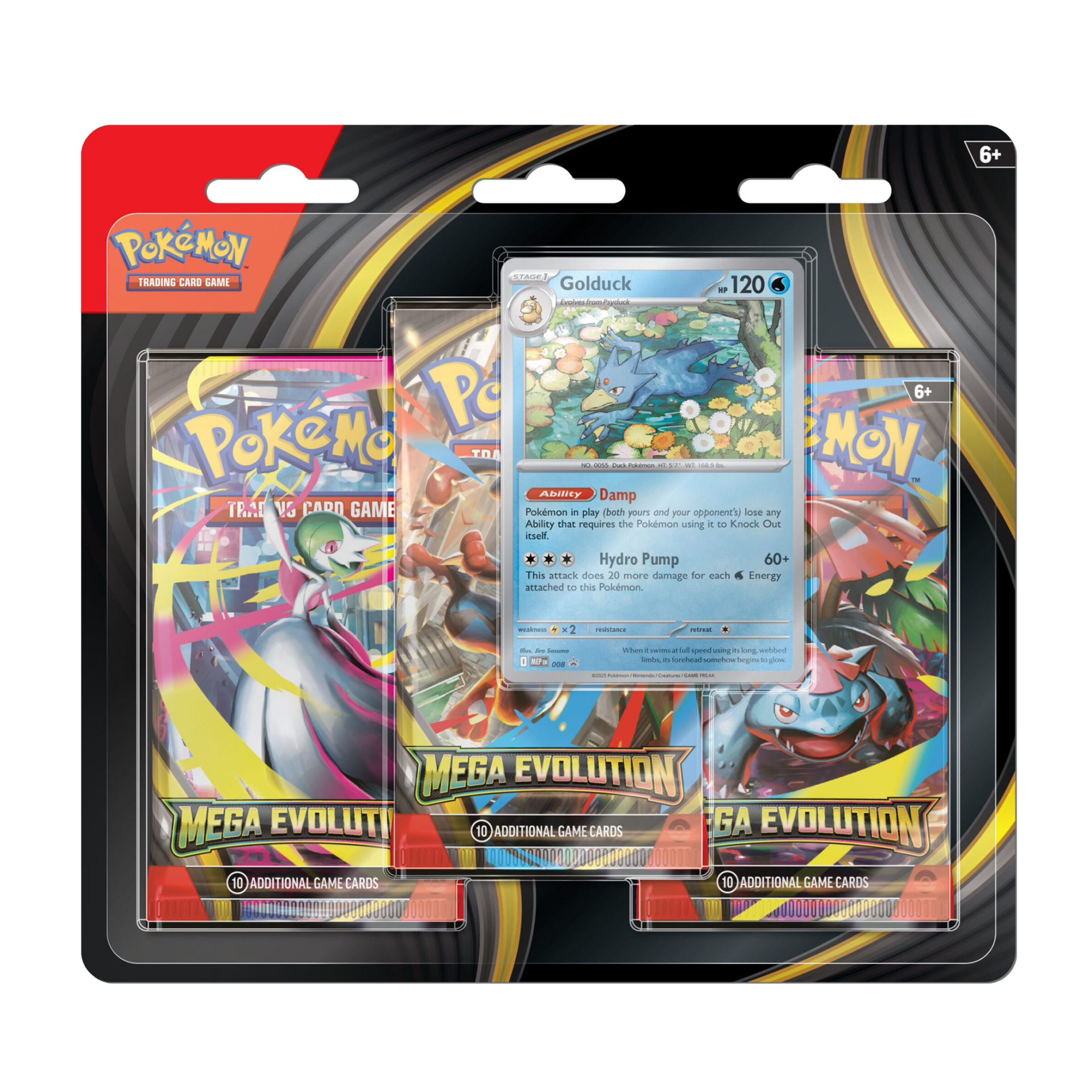 Pokémon Mega Evolution   3-Pack Booster Blister