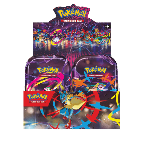 Pokémon Mega Evolution Mini Tin Display