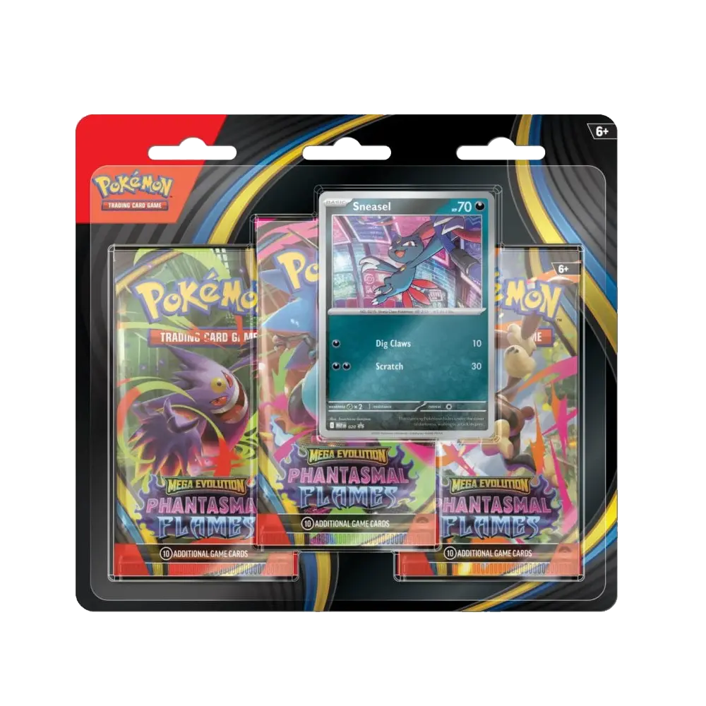 Pokémon Phatasmal Flames 3-Pack Booster Blister