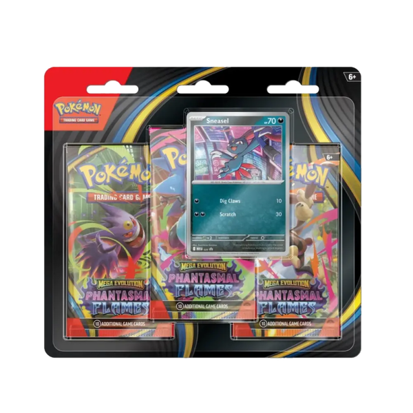 Pokémon Phatasmal Flames 3-Pack Booster Blister