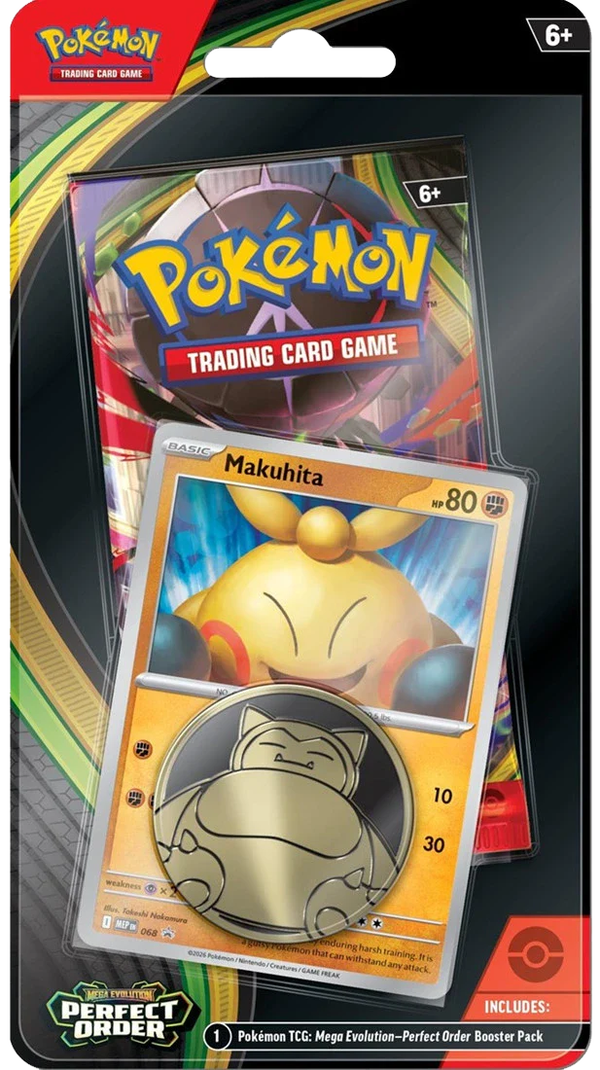 Pokémon Perfect Order Checklane Blister Makuhita