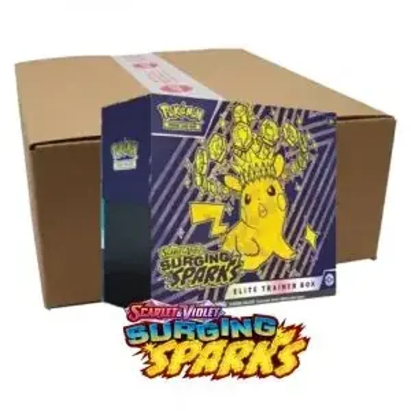 Pokémon Surging Sparks Case Elite Trainer Box