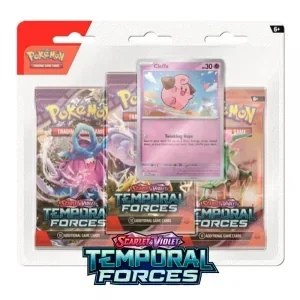 3-Pack Booster Blister Pokémon Temporal Forces