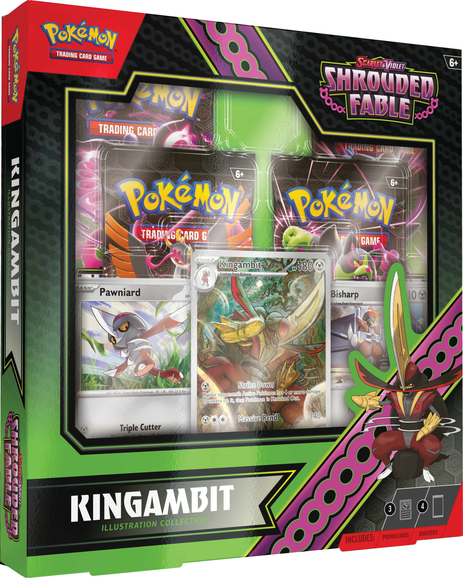 Pokémon Shrouded Fable Kingambit Illustration Collection Box