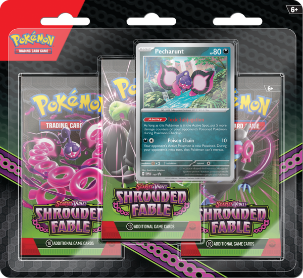 Pokémon Shrouded Fable 3-Pack Blister