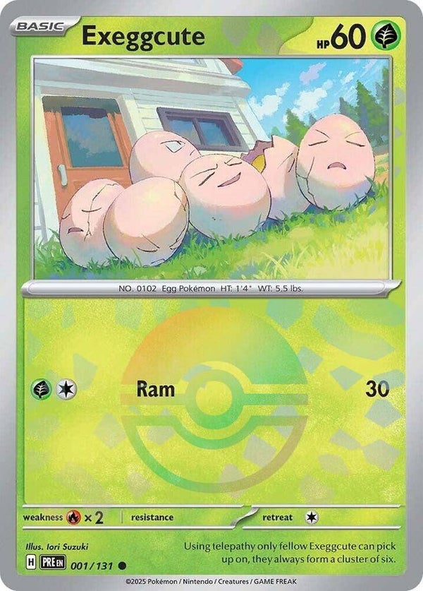 PRE 001/131 Exeggcute Pokeball