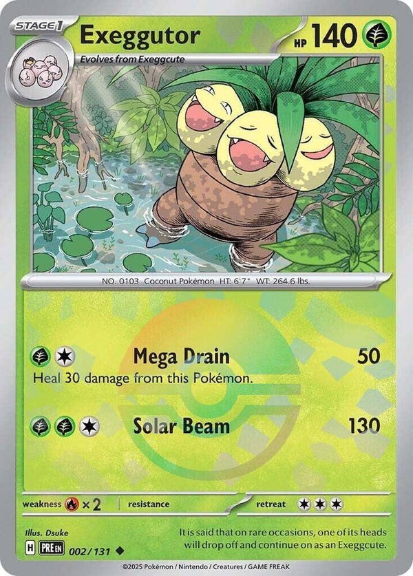 PRE 002/131 Exeggutor Pokeball