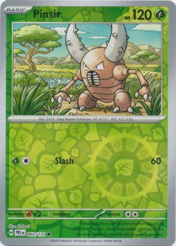 PRE 003/131 Pinsir Reverse