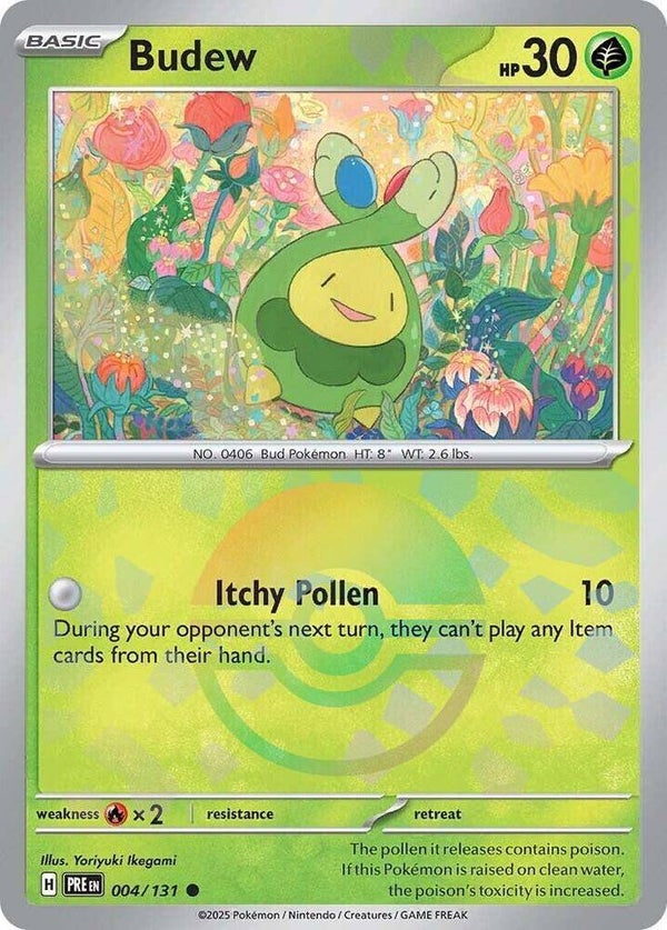 PRE 004/131 Budew Pokeball