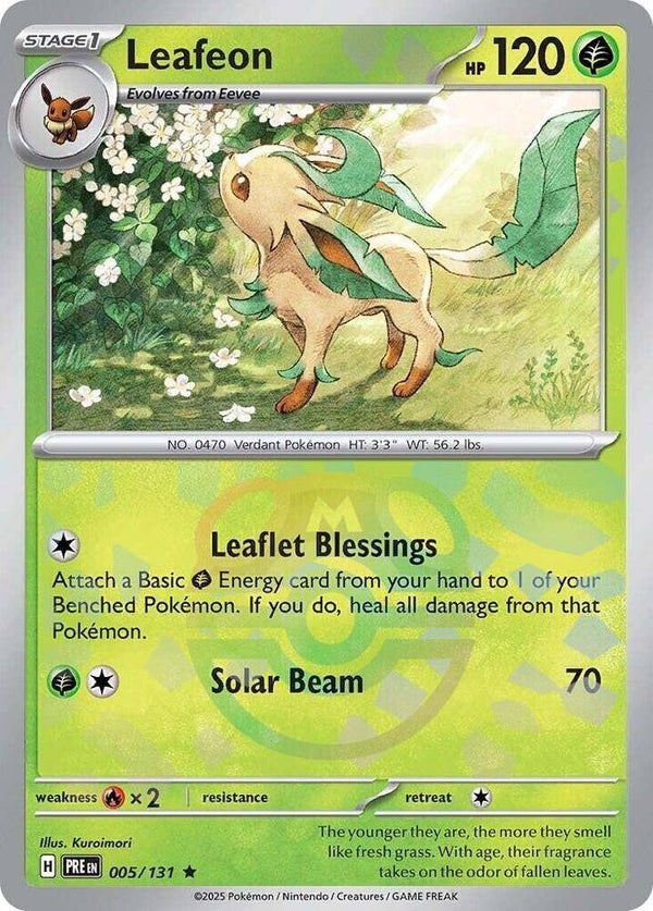 PRE 005/131 Leafeon Masterball