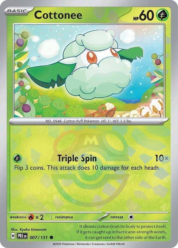 PRE 007/131 Cottonee Masterball