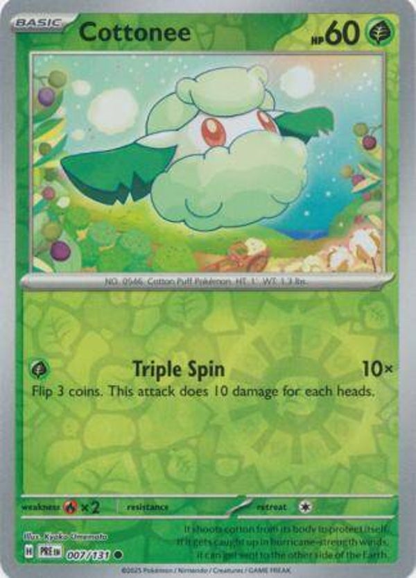 PRE 007/131 Cottonee Reverse