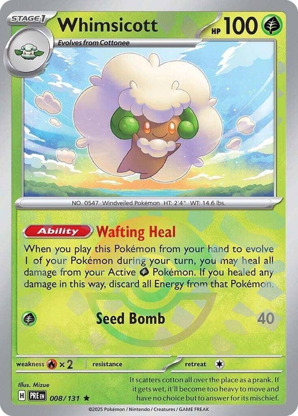 PRE 008/131 Whimsicott Pokeball