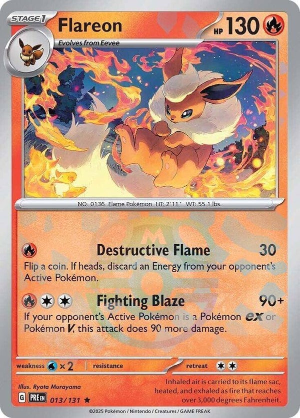 PRE 013/131 Flareon Masterball