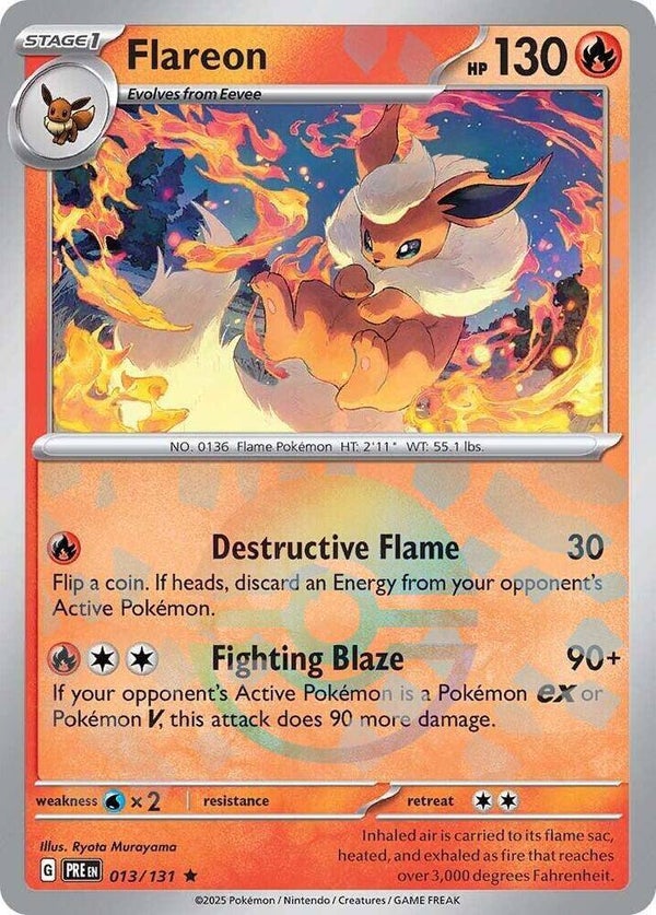 PRE 013/131 Flareon Pokeball