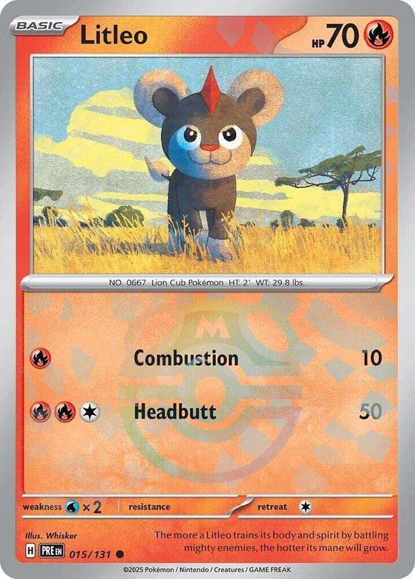 PRE 015/131 Litleo Masterball