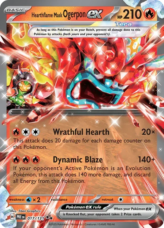 PRE 017/131 Hearthflame Mask Ogerpon EX